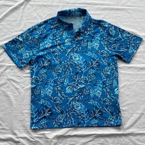 Under Armour The Playoff 2.0 Polo Hawaiian Men’s Large Blue